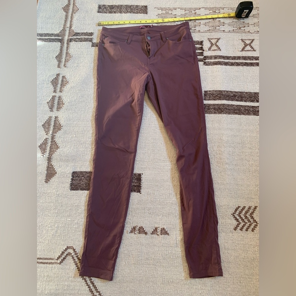 Prana Briann skinny pants, 8, muted purple
